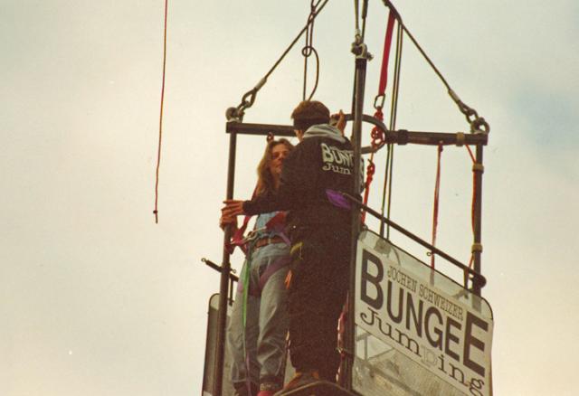 Bungee Jumping im REZ - 1994