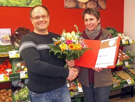 Naturkost Mol im REZ: Tolle Auszeichnung für Frau Mol!