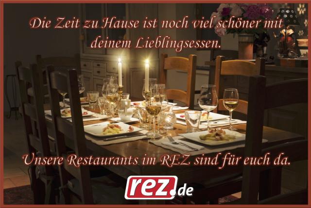 Unsere Restaurants und Cafés im REZ - Öffnungszeiten & Speisenkarten